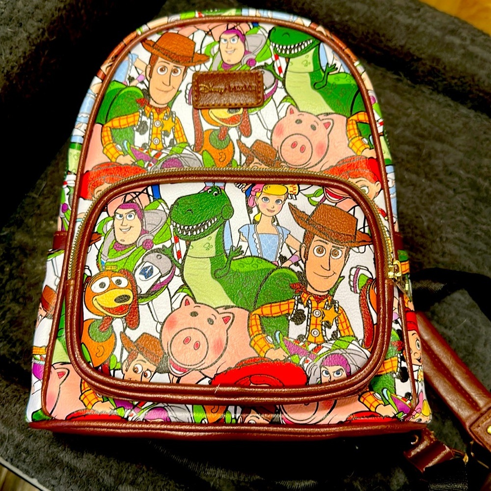 Disney Pixar Red and Green Toy Story Backpack NWOT​